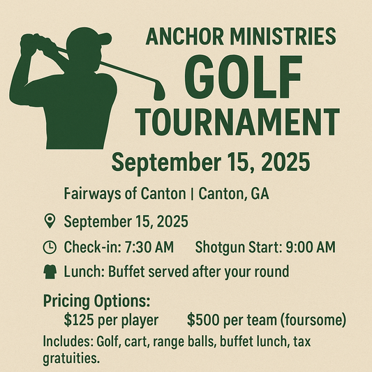 Anchor Ministries Golf Tournament Registration